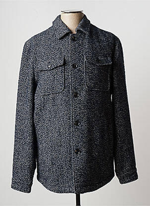 Doudoune poches sans capuche bleu DELAHAYE homme