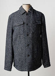 Doudoune manches longues sans capuche bleu DELAHAYE homme