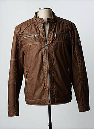 Blouson poches marron DELAHAYE homme