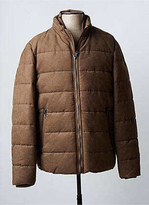 Doudoune manches longues sans capuche marron DELAHAYE homme