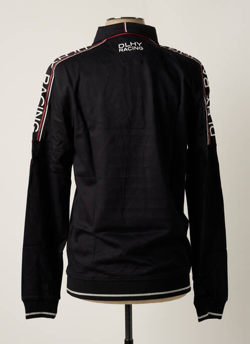 Polo noir DELAHAYE pour homme