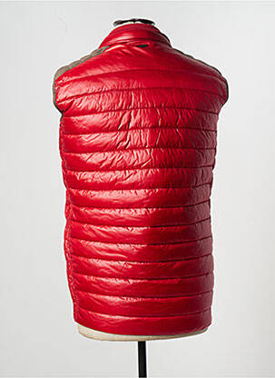 Doudoune poches sans capuche rouge DELAHAYE homme