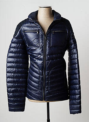 Doudoune poches sans capuche bleu DELAHAYE homme