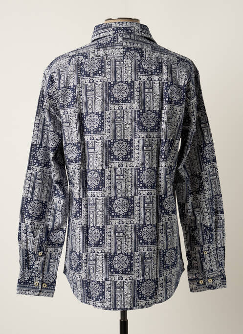 Chemise manches longues bleu FYNCH-HATTON pour homme