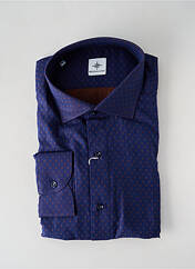 Chemise manches longues bleu BLUSALINA pour homme seconde vue