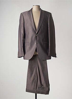 Costume de ville manches longues marron MASTERHAND homme