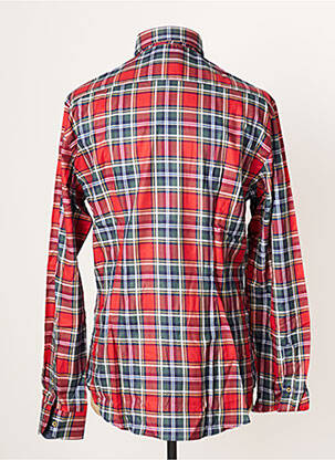 Chemise manches longues manches longues rouge BLUSALINA homme