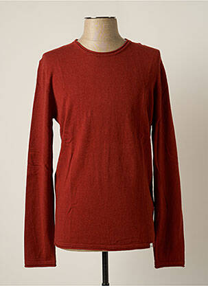 Pull col rond manches longues marron HARRIS WILSON homme