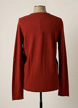 Pull col rond manches longues marron HARRIS WILSON homme