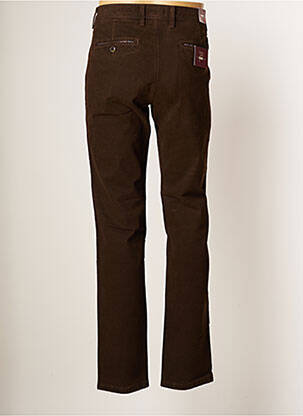 Pantalon chino poches taille normale marron PIONEER homme