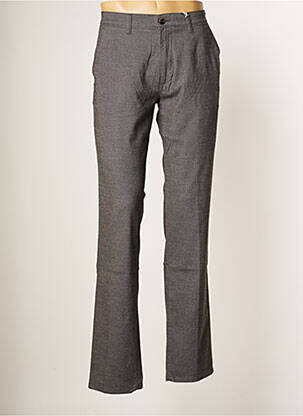 Pantalon chino poches taille normale gris PIONIER homme