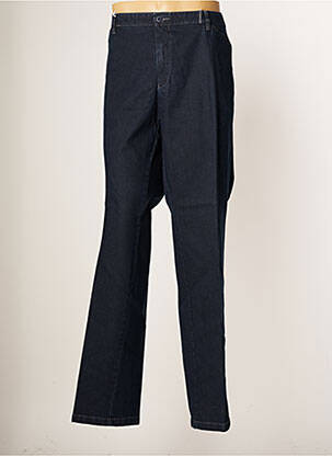 Pantalon chino poches taille normale bleu SAINT HILAIRE homme