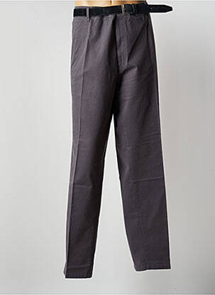 Pantalon chino stretch taille normale gris PIONIER homme