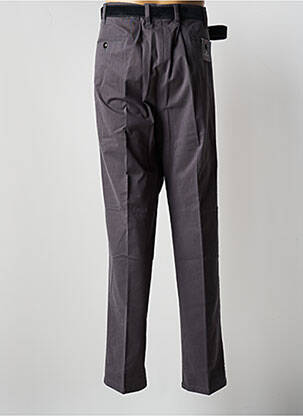 Pantalon chino stretch taille normale gris PIONIER homme