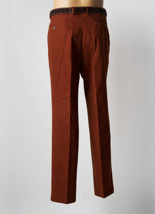 Pantalon chino marron NINO LORETTI pour homme