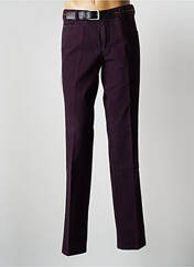 Jeans coupe droite violet MEYER pour homme seconde vue