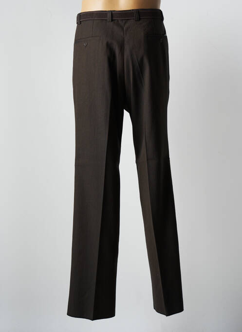 Pantalon droit marron NINO LORETTI pour homme