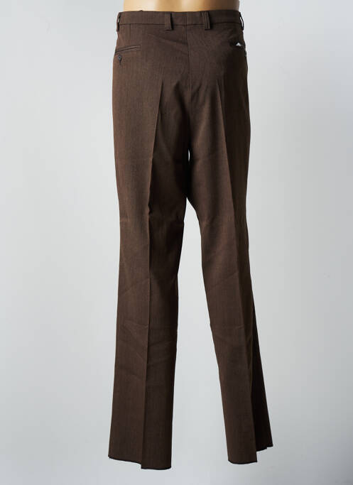 Pantalon droit marron NINO LORETTI pour homme