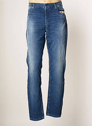 Jeans coupe droite stretch taille normale bleu ALBERTO homme
