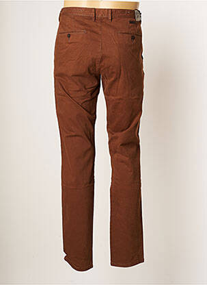 Pantalon chino stretch taille normale marron ALBERTO homme