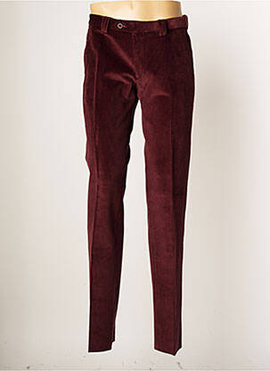 Pantalon droit rouge VELCOREX pour homme