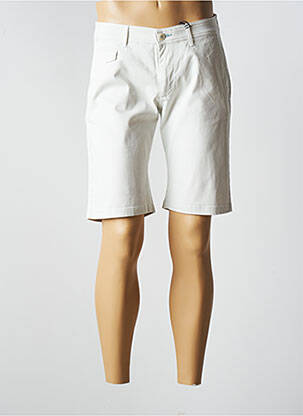 Bermuda stretch taille normale beige PIONEER homme