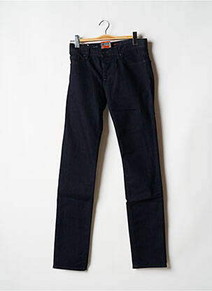Jeans coupe droite stretch taille normale bleu ALBERTO homme