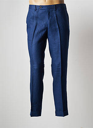 Pantalon droit bleu MONSIEUR HECTOR pour homme