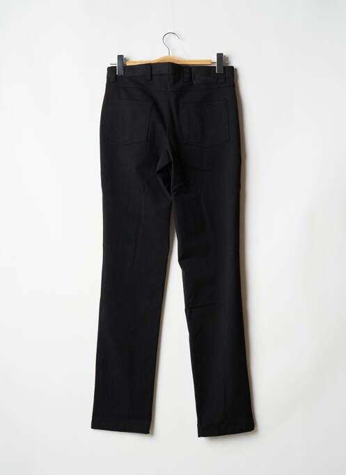 Pantalon droit tissage chiné taille normale noir KAMAO homme
