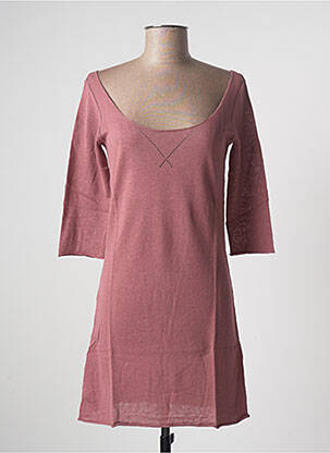 Robe courte rose TEENFLO pour femme