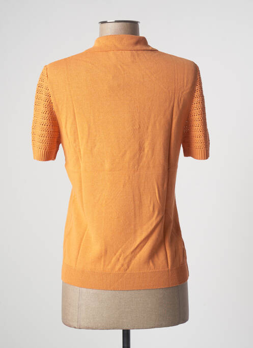 Polo orange STEFAN GREEN pour femme