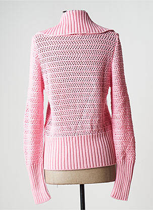 Gilet manches longues stretch rose STEFAN GREEN femme
