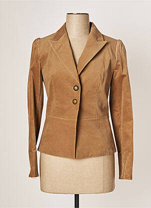 Blazer coupe cintrée marron TEENFLO MAURICE TARICA femme