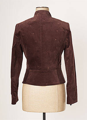 Veste chic manches longues marron TEENFLO femme