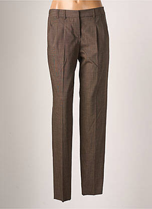 Pantalon slim taille normale taille normale marron TEENFLO femme