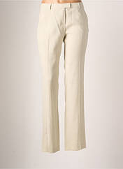 Pantalon slim beige TEENFLO pour femme seconde vue