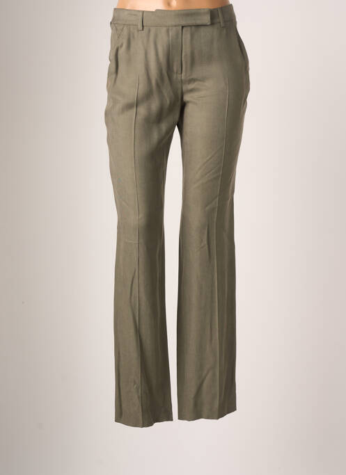 Pantalon droit vert TEENFLO pour femme