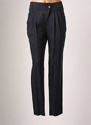 Pantalon chino tissage popeline taille normale bleu TEENFLO femme