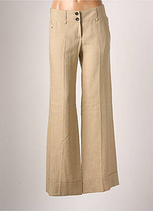 Pantalon large beige TEENFLO pour femme