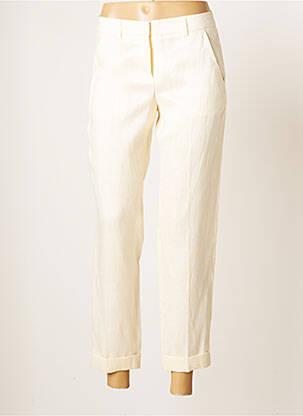 Pantalon chino taille normale taille normale beige TEENFLO femme