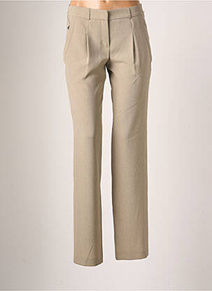 Pantalon chino taille normale taille normale beige TEENFLO femme