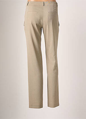 Pantalon chino taille normale taille normale beige TEENFLO femme