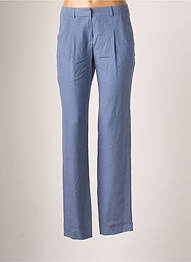 Pantalon chino tissage popeline taille normale bleu TEENFLO femme