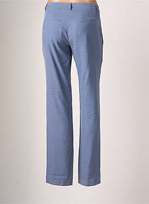 Pantalon chino tissage popeline taille normale bleu TEENFLO femme