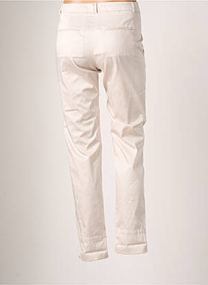 Pantalon chino tissage popeline taille normale gris TEENFLO femme