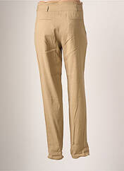 Pantalon droit beige TEENFLO pour femme seconde vue