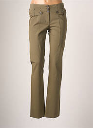 Pantalon slim taille normale taille normale vert TEENFLO femme