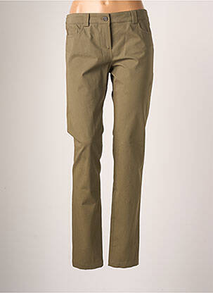Pantalon slim taille normale taille normale vert TEENFLO femme
