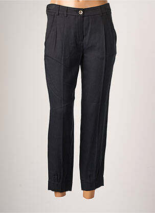 Pantalon chino tissage popeline taille normale bleu TEENFLO femme