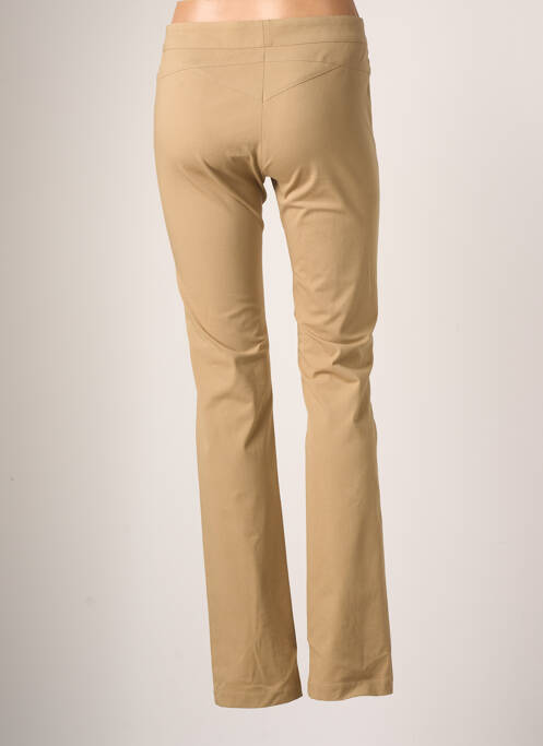 Pantalon droit beige TEENFLO pour femme